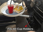 Multifunctional Adjustable Rotating Car Food Tray - MaviGadget