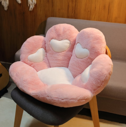 Colorful Cat Paw Plush Seat Cushion - Image 11