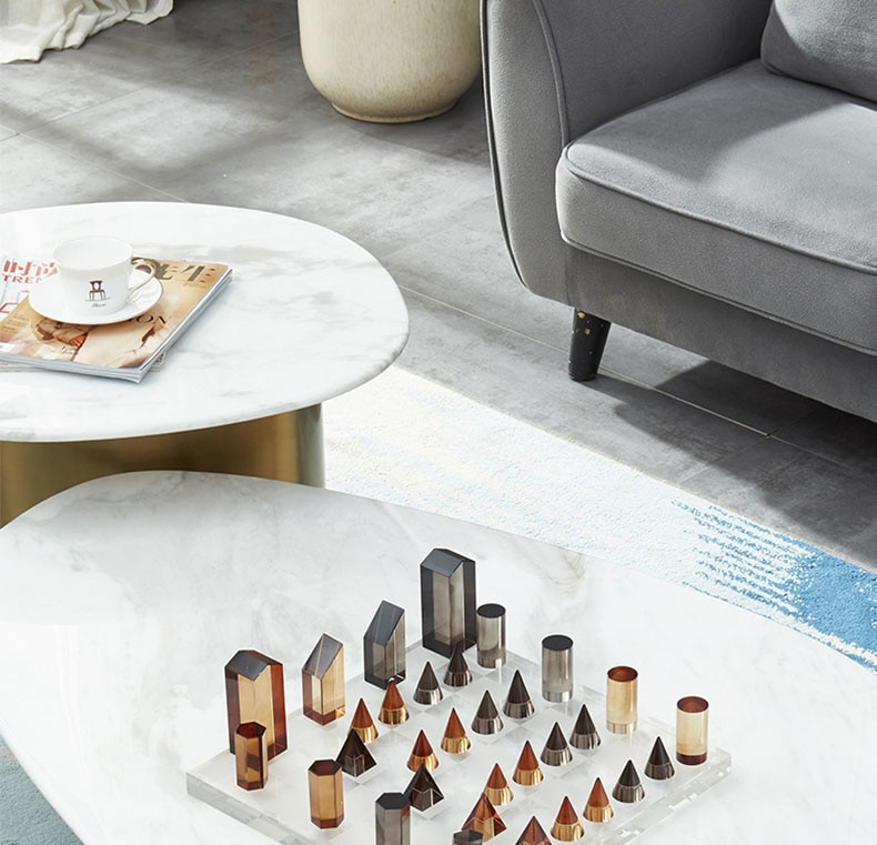 Modern Geometric Crystal Chess Board - Image 4