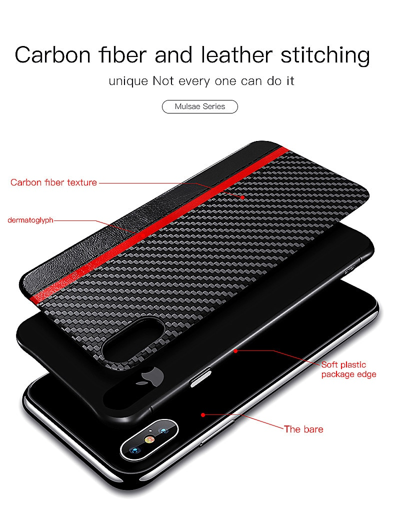 Leather Fiber iPhone Case - Image 2
