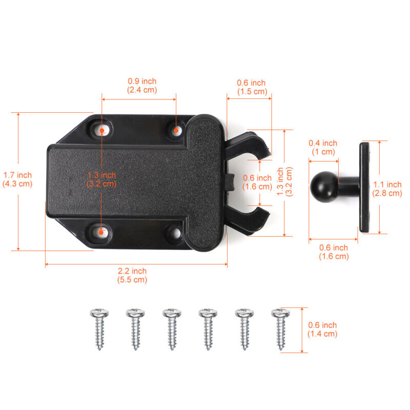 4Pcs Auto Pop-up Cabinet Locks - Image 5