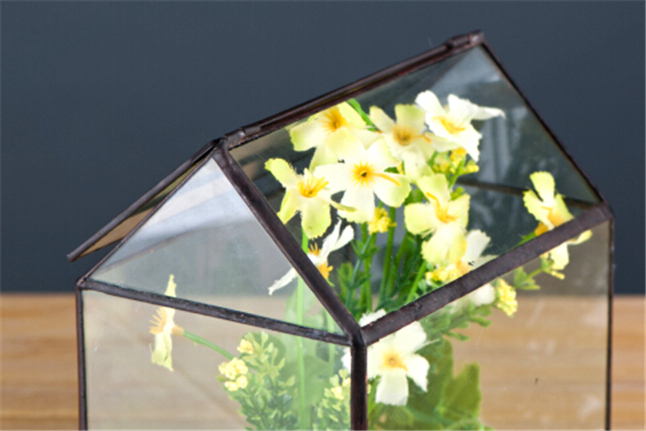 Mini Tabletop Handmade GreenHouse Terrarium - Image 1