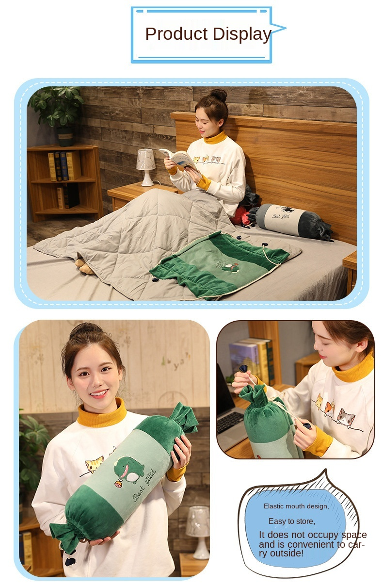 Mini Cozy Pillow Blanket - Image 9