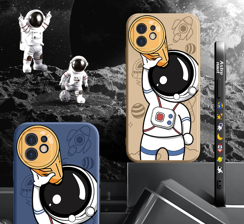 Astronaut Telescope Creative iPhone Case