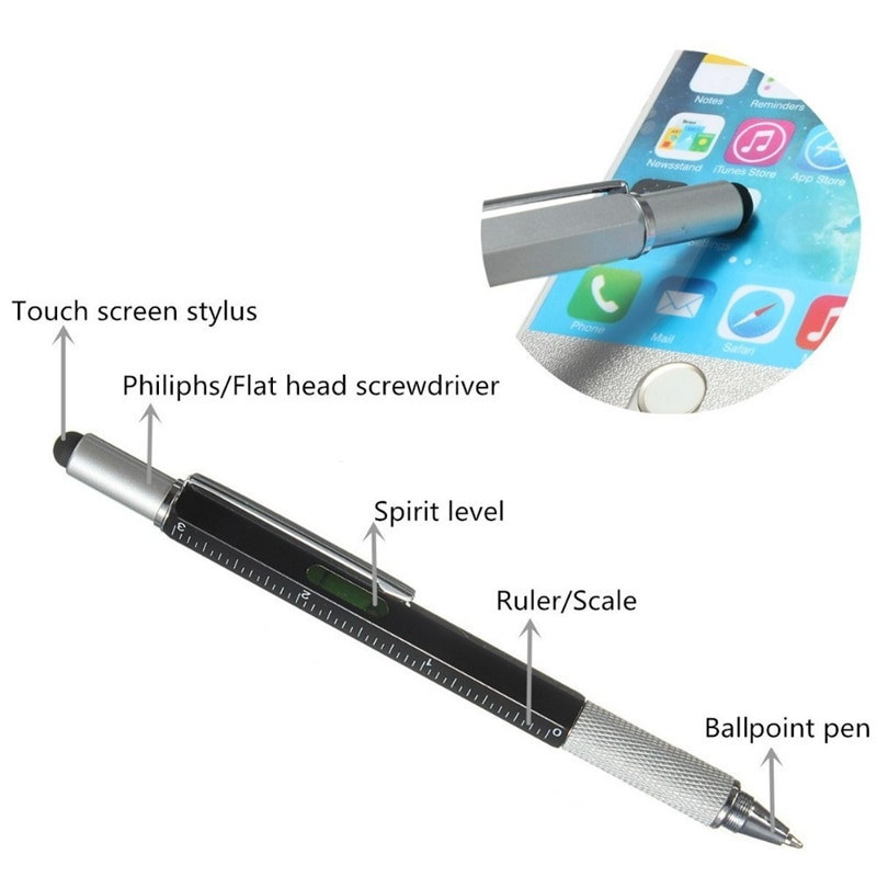 6in1 Screwdriver Ruler Pen - Image 16