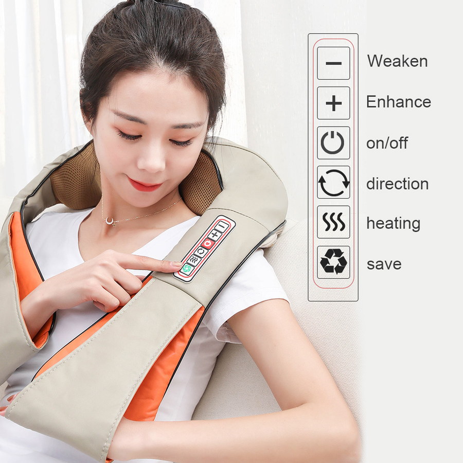 Portable Heated Neck Back Massager - Image 0