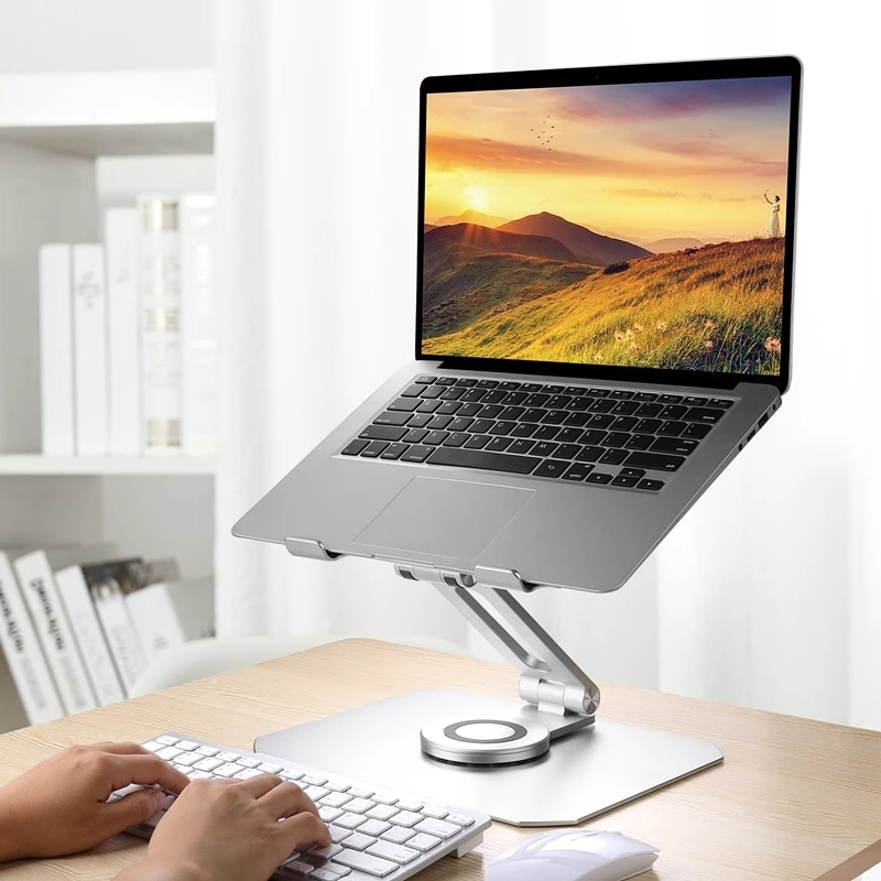 360 Rotating Ergonomic Laptop Holder Riser