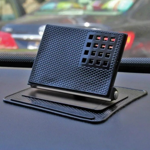360 Rotating Non-Slip Dashboard Phone Holder Mat - Image 0