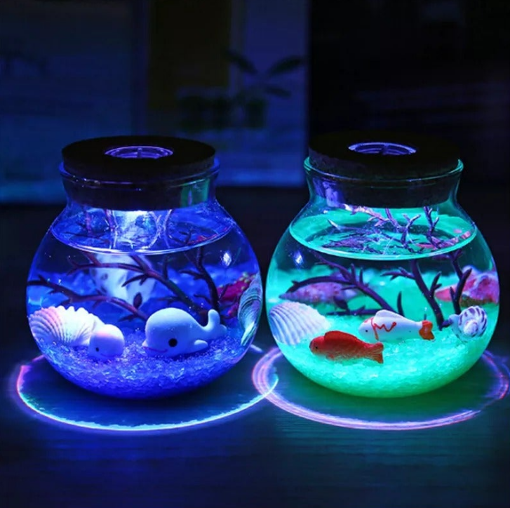 Novelty LED Mini Fish Ocean Night Lamp - Image 0
