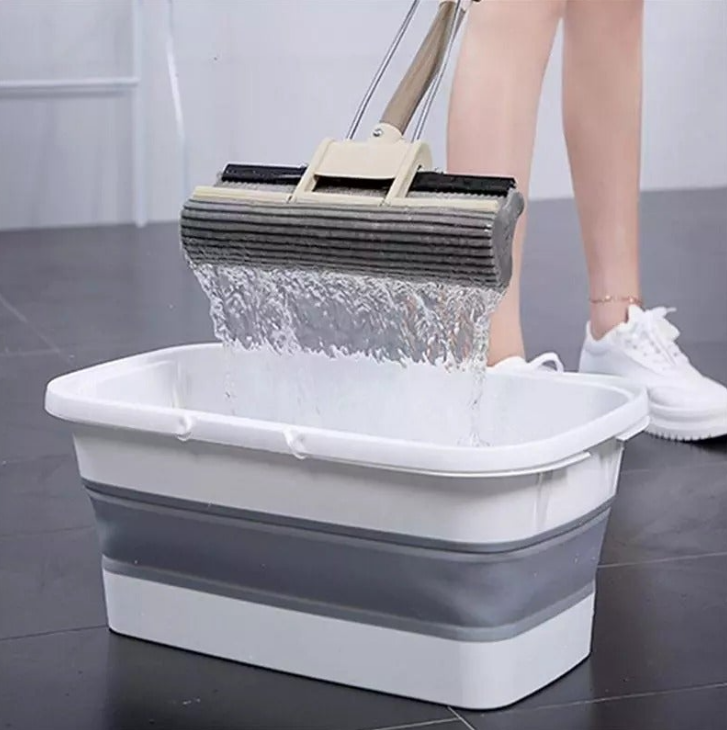 Foldable Silicone Mop Bucket - Image 0