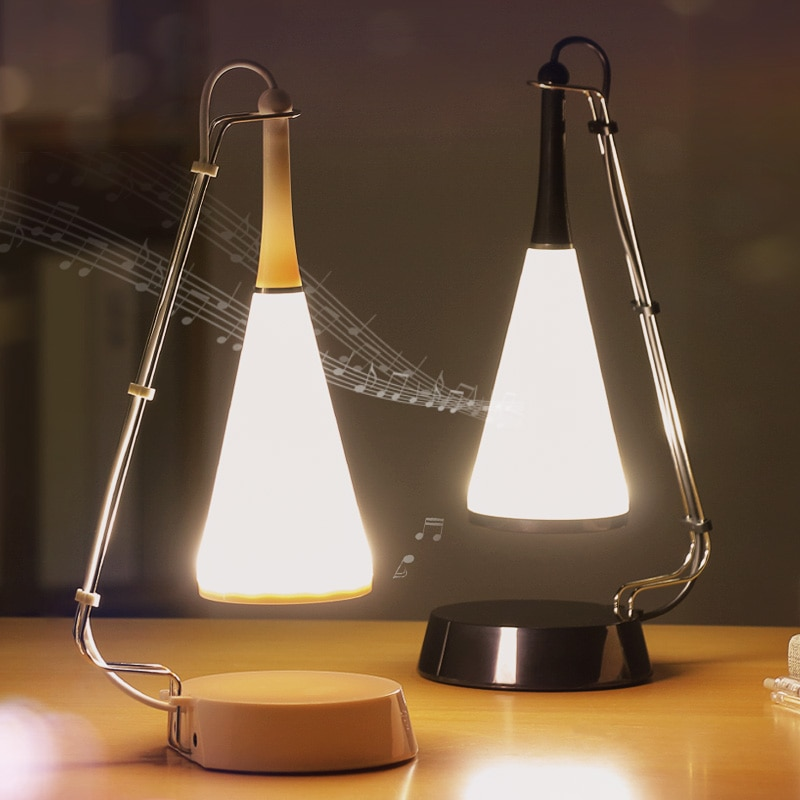 Touch Sensor Bluetooth Speaker Led Table Lamp - Image 1