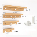 Wall Mounted Wooden Simple Shelf Rack