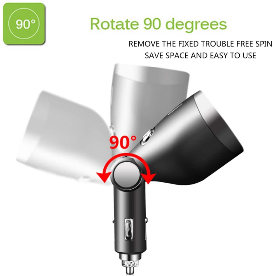 3in1 Dual USB Port Car Lighter Socket Splitter - Image 7