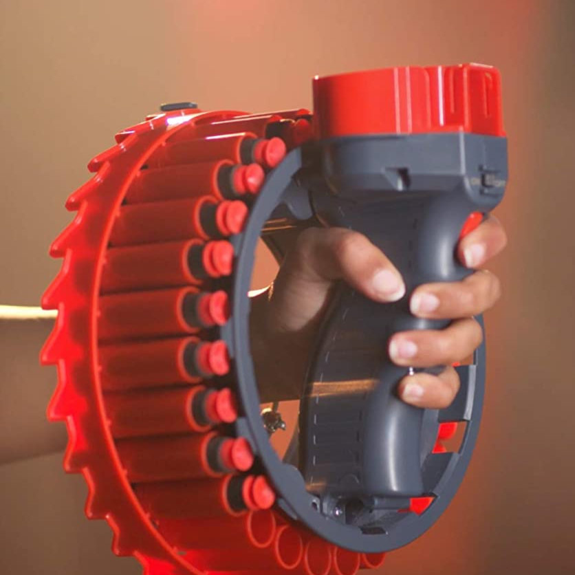 Electric Foam Bullet Firing Ring Gun Toy - Image 0