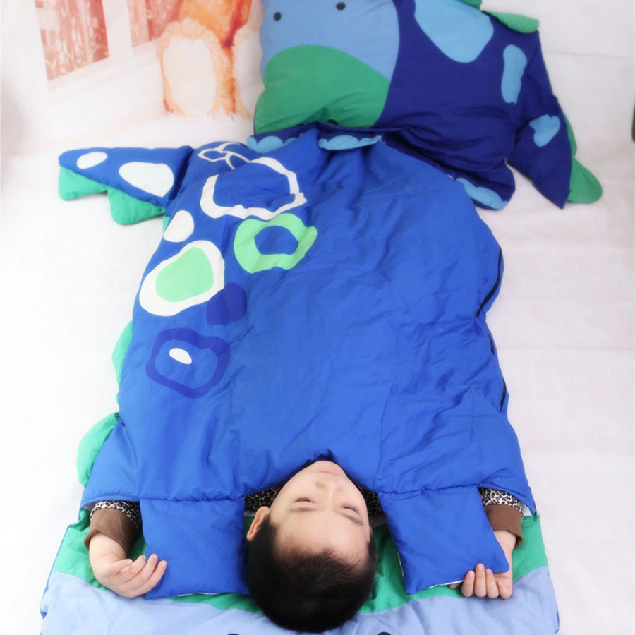 Cartoon Dinosaur Kid Sleeping Bag - Image 0