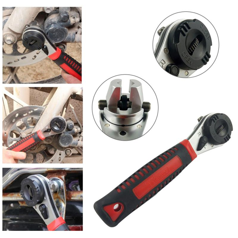 Universal Adjustable Non-Slip Ratchet Wrench Tool - Image 1