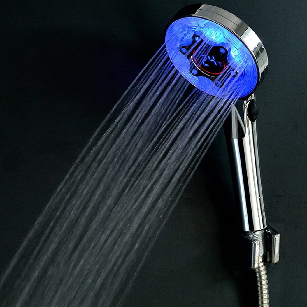 Digital Temperature Sensor LED Shower Head