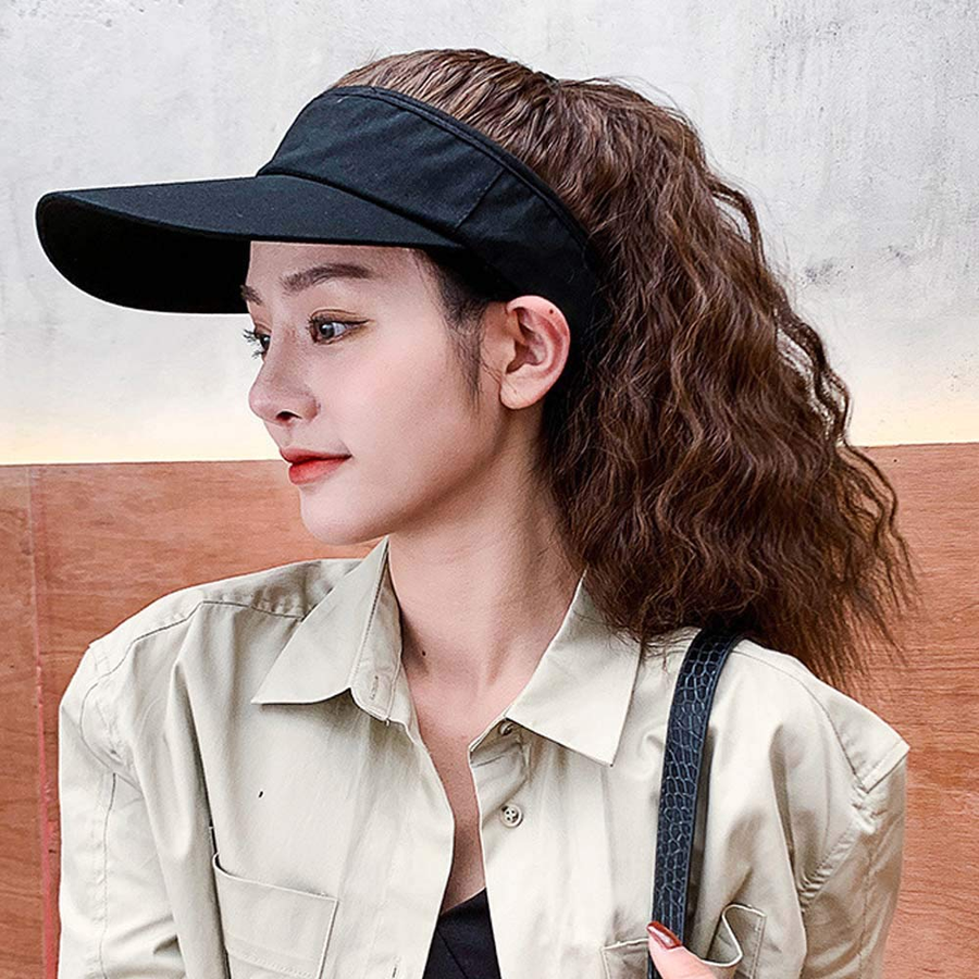 Women Artificial Hair Summer Baseball Cap - Image 4