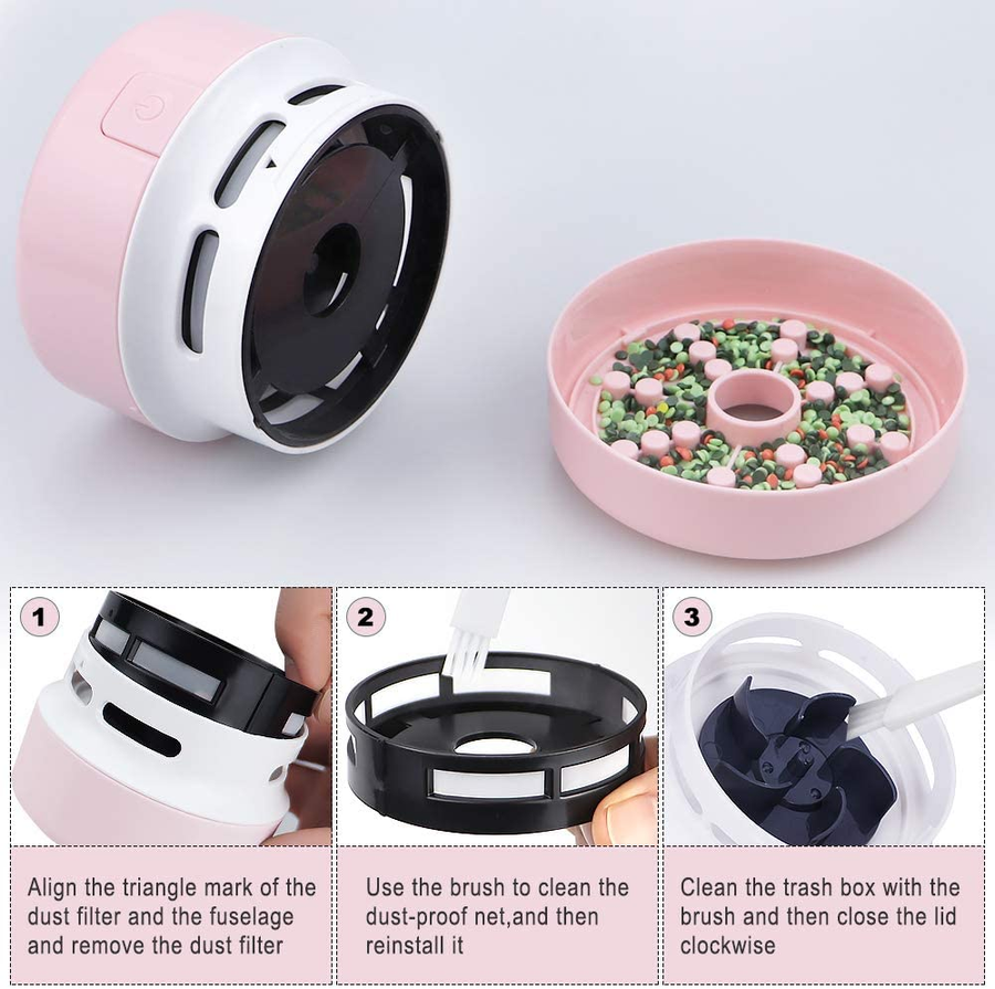 Portable Mini Desk Vacuum Cleaner - Image 1