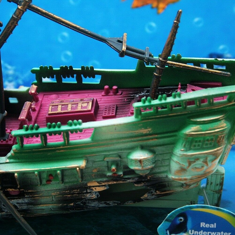 Large Shipwreck Aquarium Decoration - Image 9