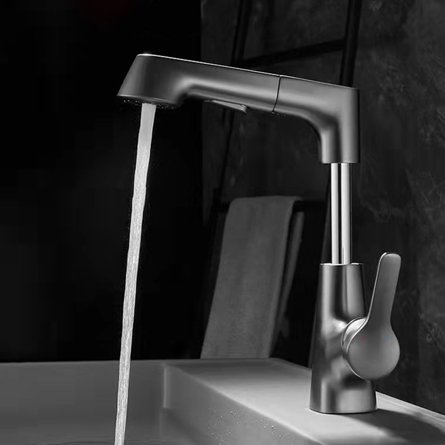 Modern Bathroom Telescopic Basin Waterfall Faucet - Image 0