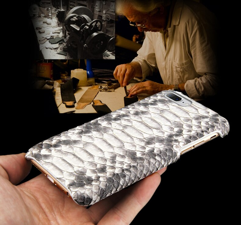 Genuine Python Snake Skin Case For iPhone Models - Image 2