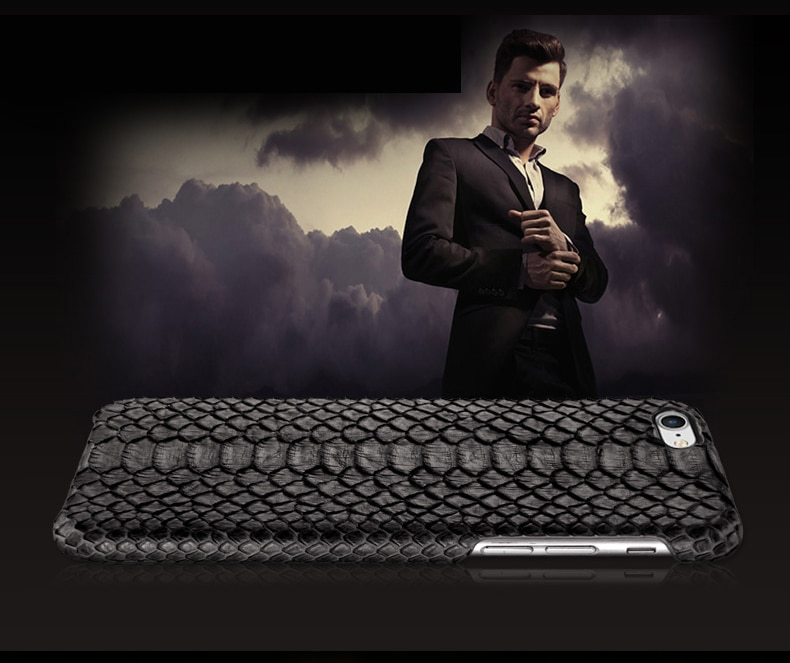 Genuine Python Snake Skin Case For iPhone Models - Image 1