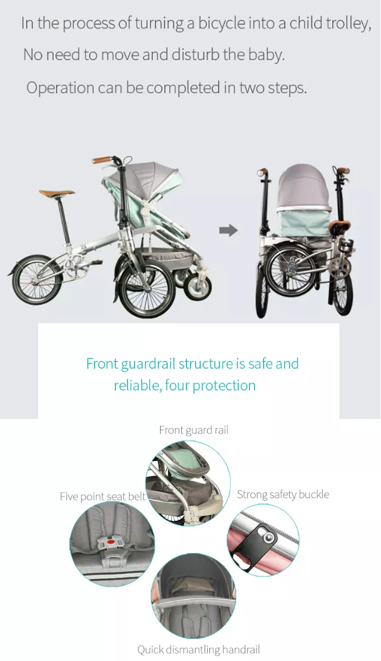 2in1 Baby Stroller Bike - Image 5