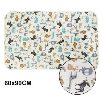 Cartoon Waterproof Reusable Changing Mat