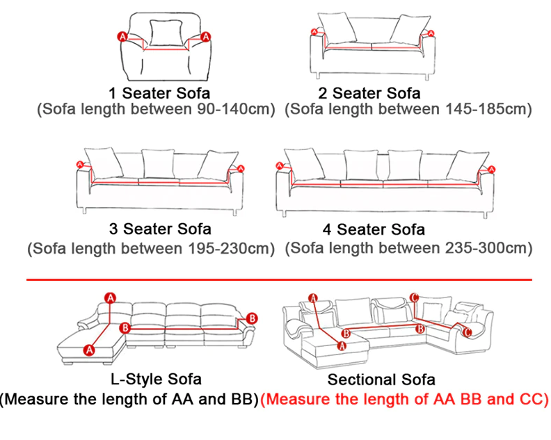 24colors Slipcover Stretch Four Season Sofa Covers
