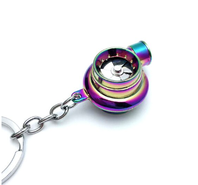 Mini Turbo Fan Keychain Flashlight - Image 2