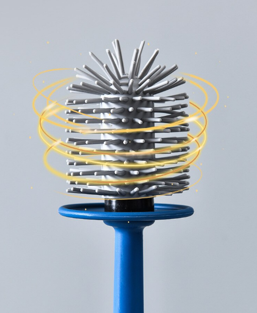 Wall-Mounted Toilet Cleaner Drainer Brush Set - Image 1