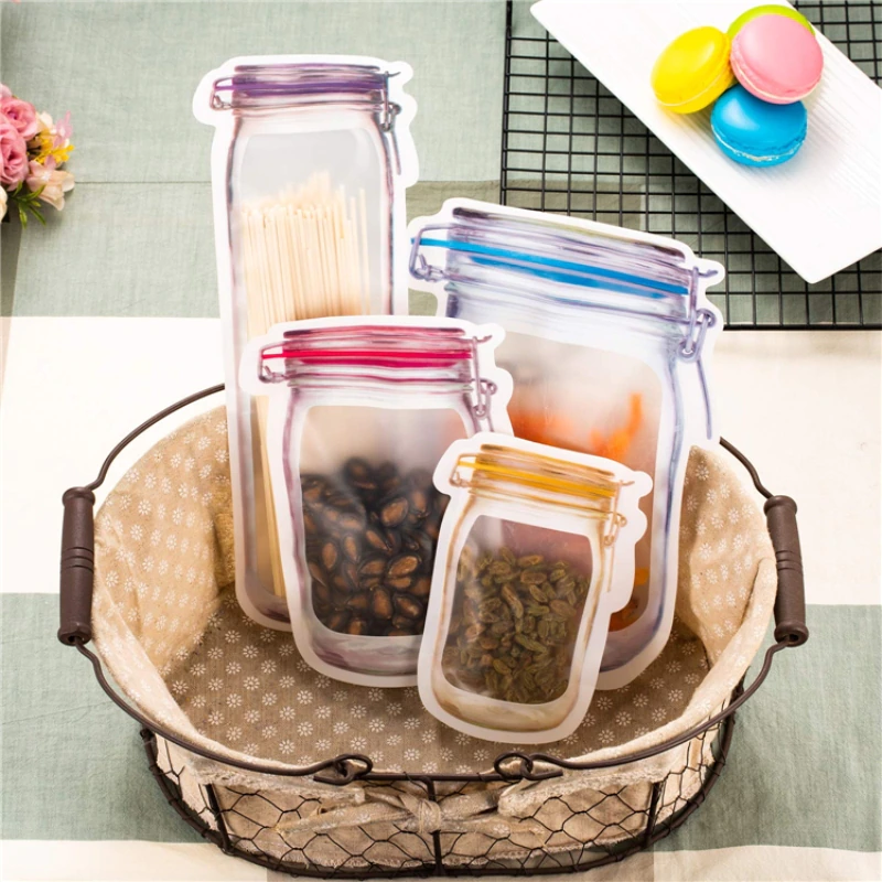 Reusable Transparent Jar Storage Bags - Image 0