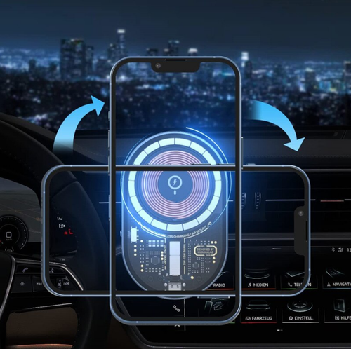 Transparent Car Wireless Magnetic Phone Charger - Image 0