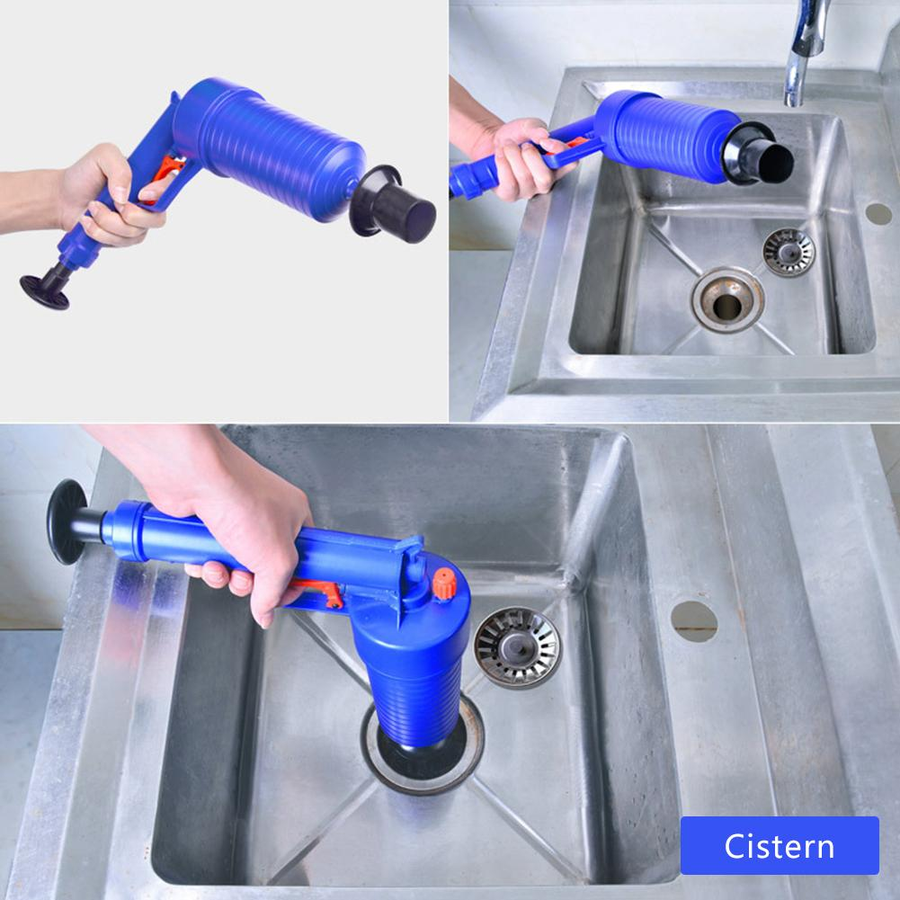 High Pressure Air Drain Clog Remover Pump Plunger Kit - Image 7