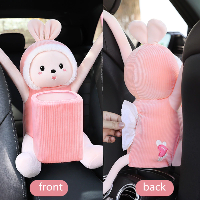 Cute Cartoon Animals Car Tissue Box