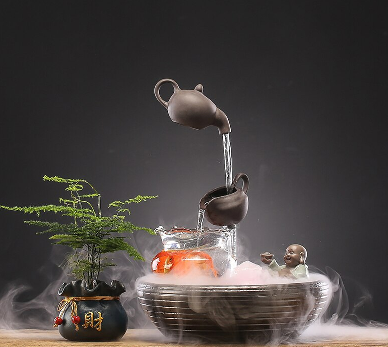 Luxury Waterfall Incense Burner Aromatherapy Mini Fountain