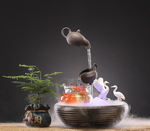 Luxury Waterfall Incense Burner Aromatherapy Mini Fountain