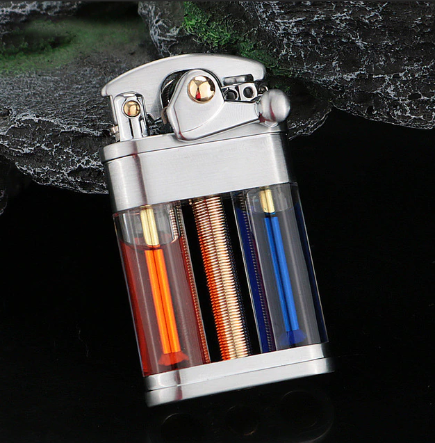 Elegant Retro Slim Metal Lighter - Image 11