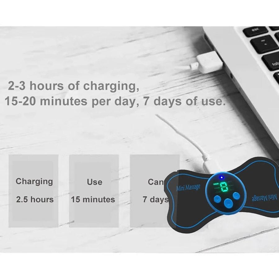Mini Electric Body Neck Relief Massager - Image 4