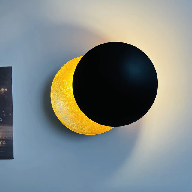 Elegant Lunar Eclipse Wall Lamp - Image 8