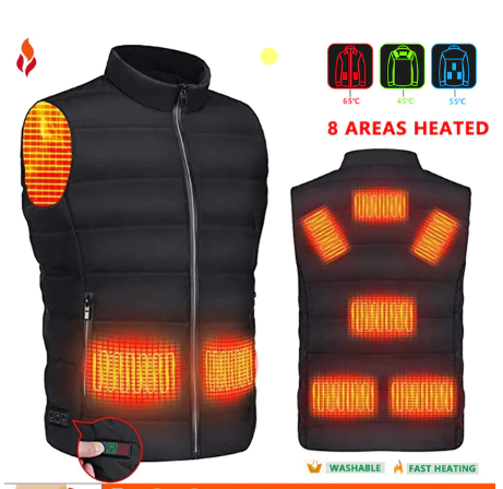 Adjustable Winter Electric Heated Vest - Image 14