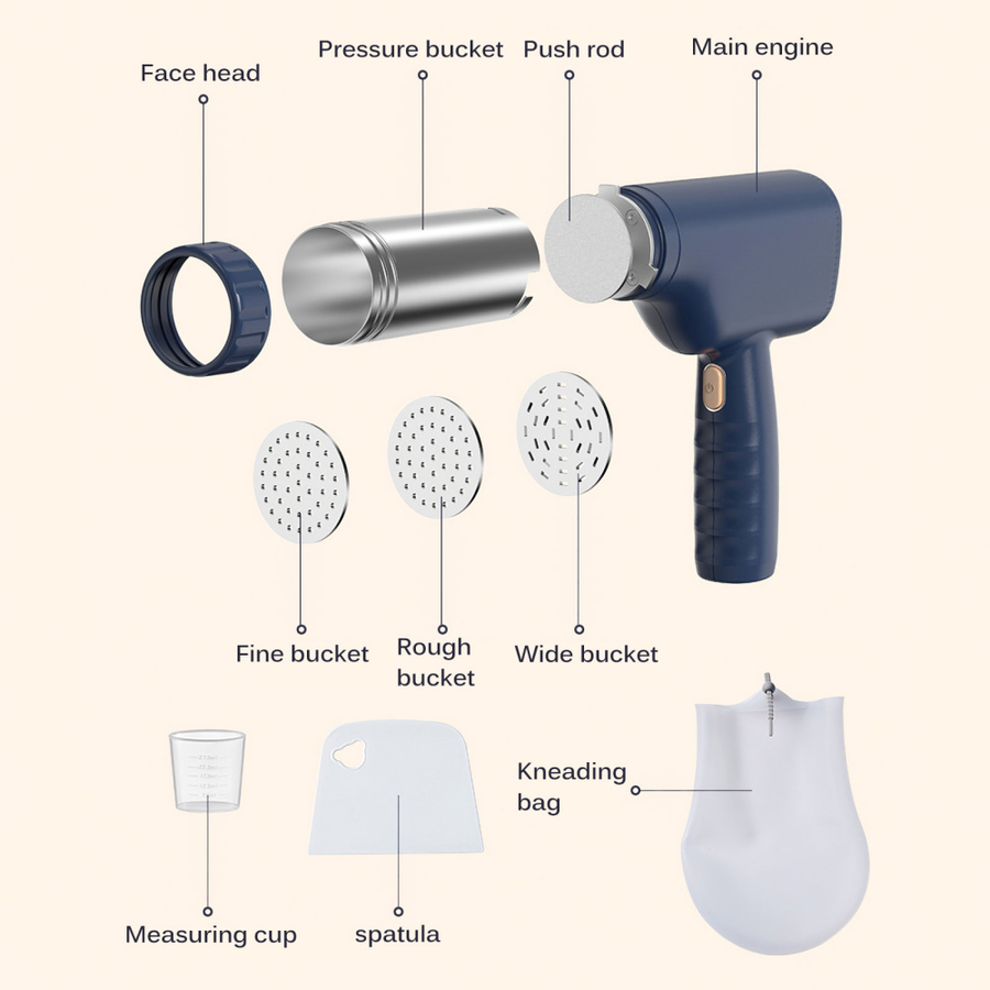 Handheld Automatic Cordless Pasta Noodle Maker - Image 4