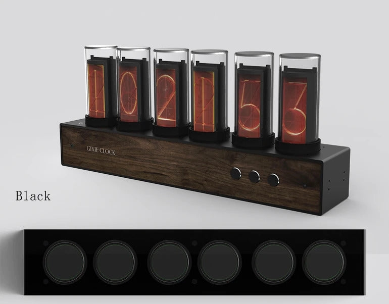 Vintage RGB Digital Tube Table Clock - Image 5