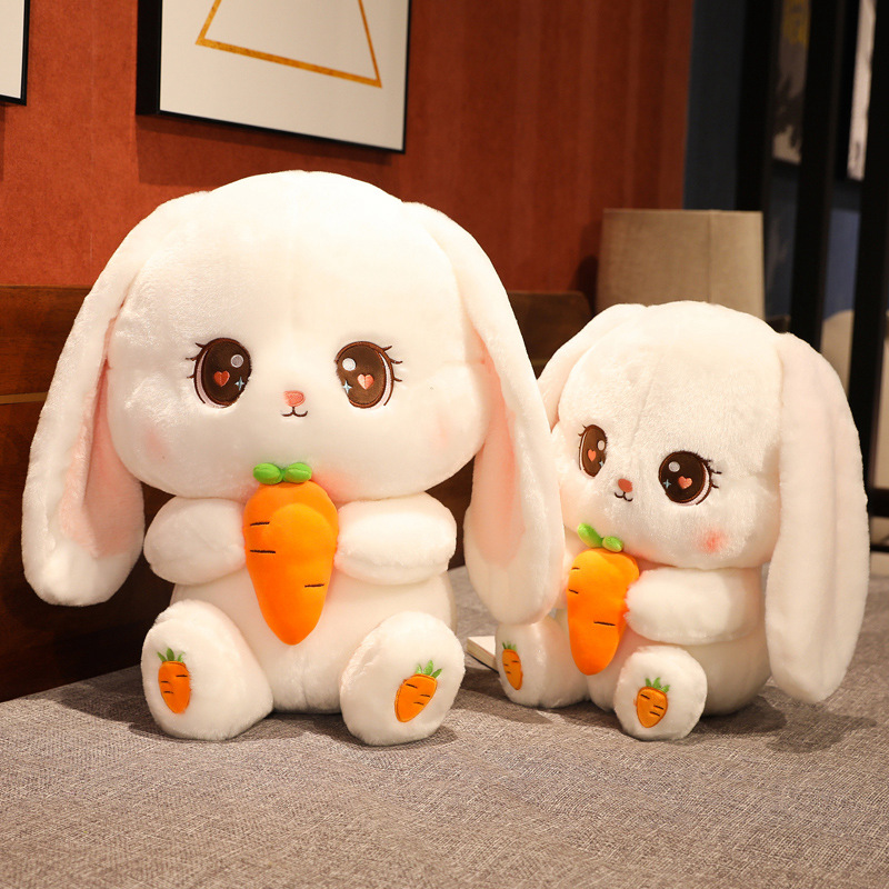 Cozy Long Ears Rabbit Plush Pillow - Image 5