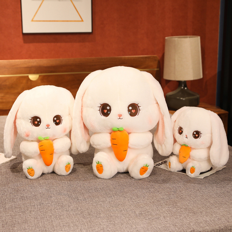 Cozy Long Ears Rabbit Plush Pillow - Image 3