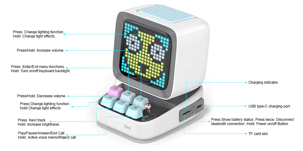 Retro Pixel Console Bluetooth Speaker · Mavigadget