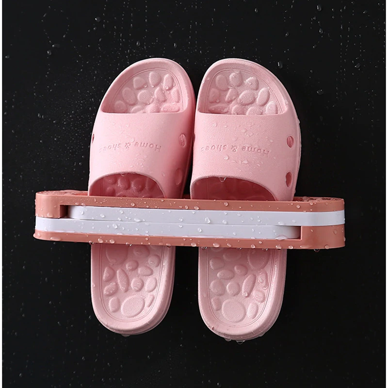 3in1 Space Saver Wall Hanging  Slipper Hanger - Image 3