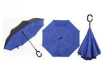 Rain Defense Folding Inverted Umbrella