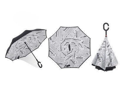 Rain Defense Folding Inverted Umbrella - Image 8
